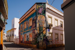 Strassenkunst in Faro