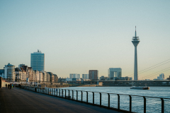 Abendstimmung an der Rheinproemnade