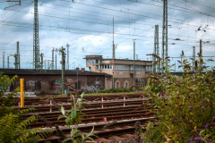 Altes Stellwerk am Bahnhof Neuss