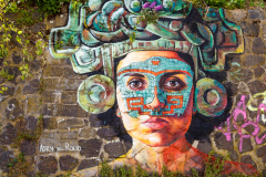 Street-Art am Rhein in Uerdingen