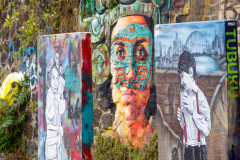 Street-Art am Rhein in Uerdingen