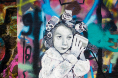 Street-Art am Rhein in Uerdingen