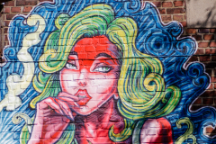 Street-Art am Rhein in Uerdingen