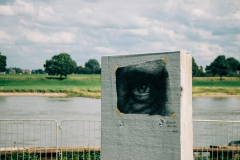 Street-Art am Rhein in Uerdingen
