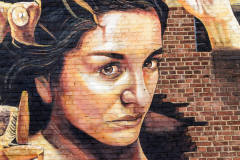 Street-Art am Rhein in Uerdingen
