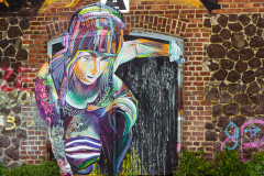 Street-Art am Rhein in Uerdingen