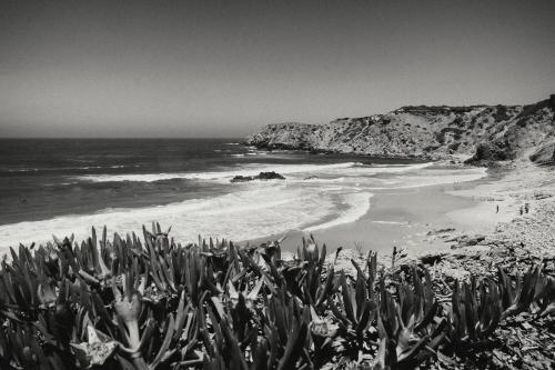 Die Algarve in schwarz-weiß